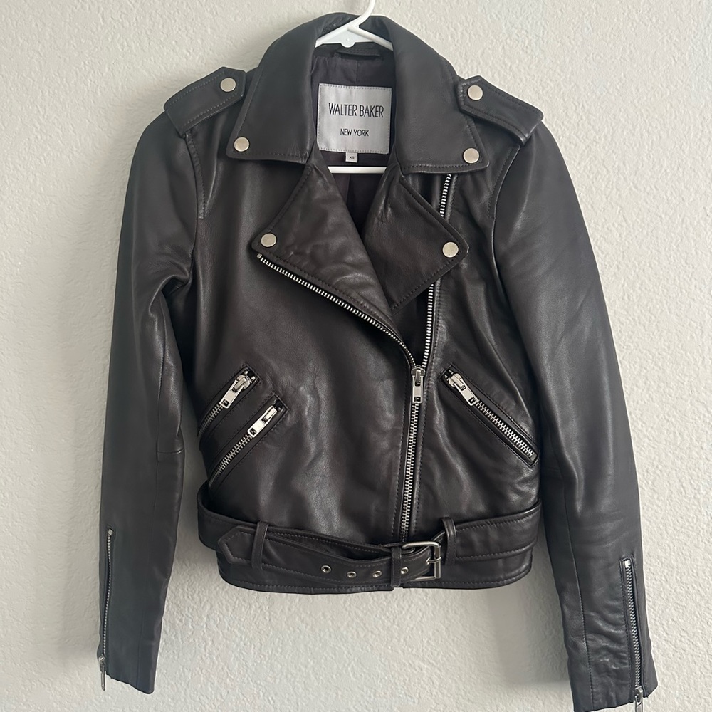 Walter Baker Allison Leather Moto Jacket